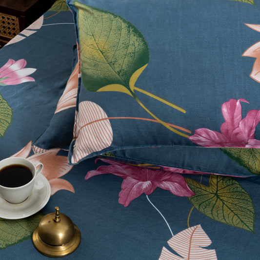 100% Cotton Bedsheet King Size , Fitted Bedsheet (1B + 2P)