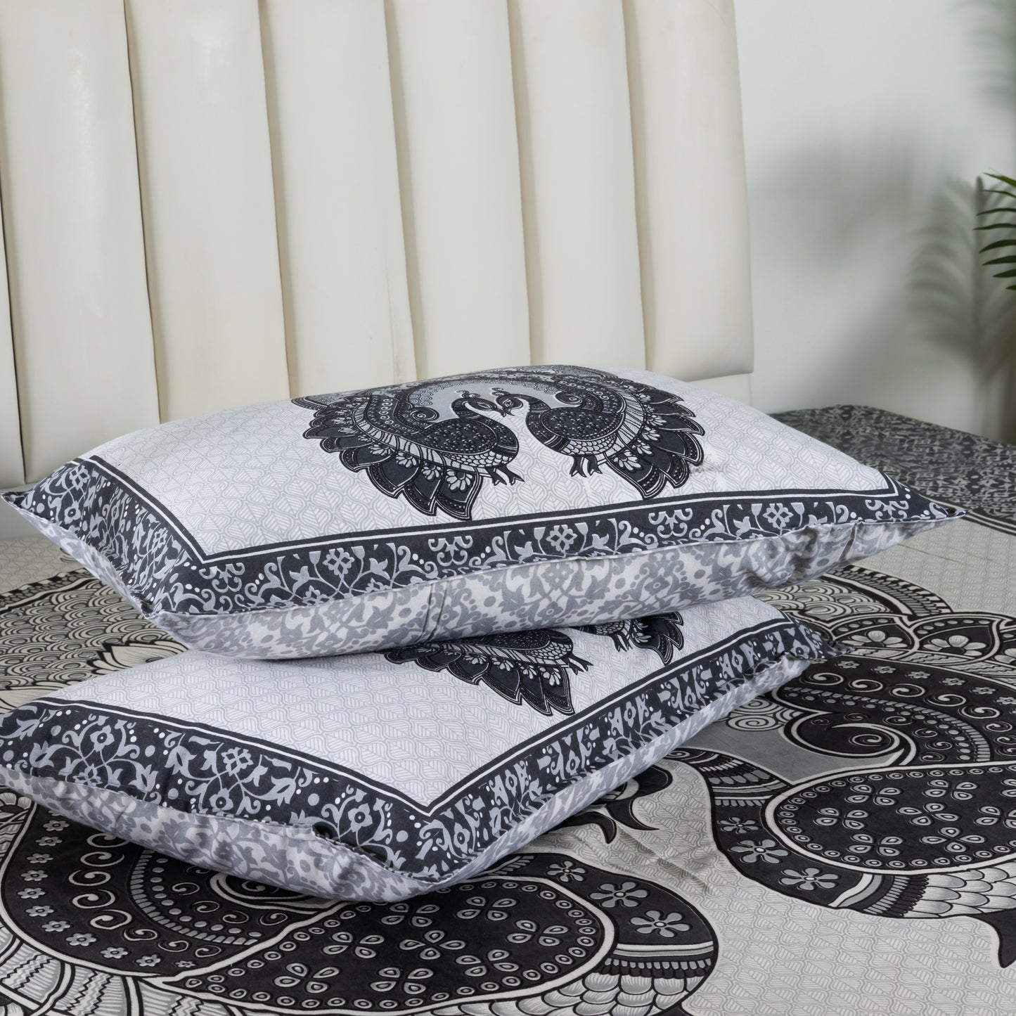 100% Cotton King Size Flat Bedsheet (1B + 2P)