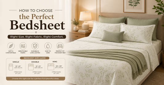 How to Pick the Perfect Bedsheet – A Complete Buying Guide for Indian Homes