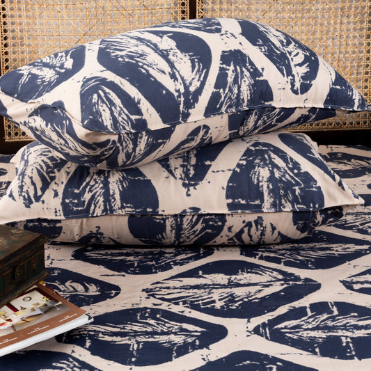100% Cotton Bedsheet  King Size , Fitted Bedsheet (1B + 2P)