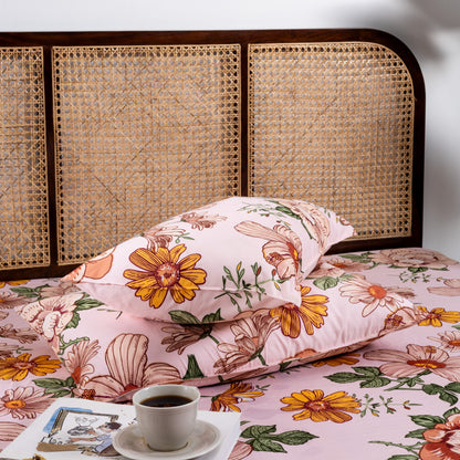100% Cotton Bedsheet  King Size , Fitted Bedsheet (1B + 2P)