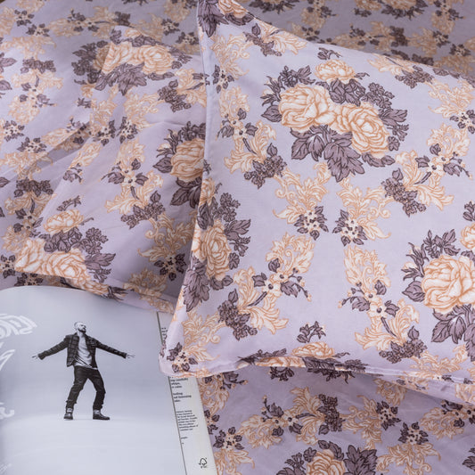 100% Cotton Bedsheet  King Size , Fitted Bedsheet (1B + 2P)