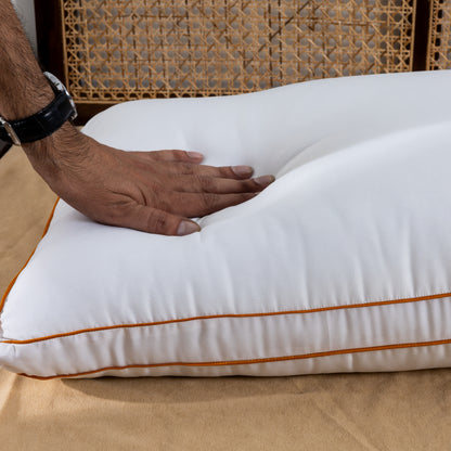 Double Piping Pillow