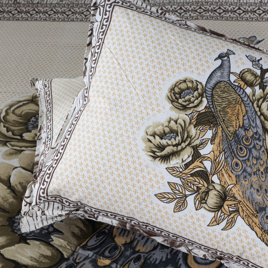 100% Cotton King Size Flat Bedsheet (1B + 2P)