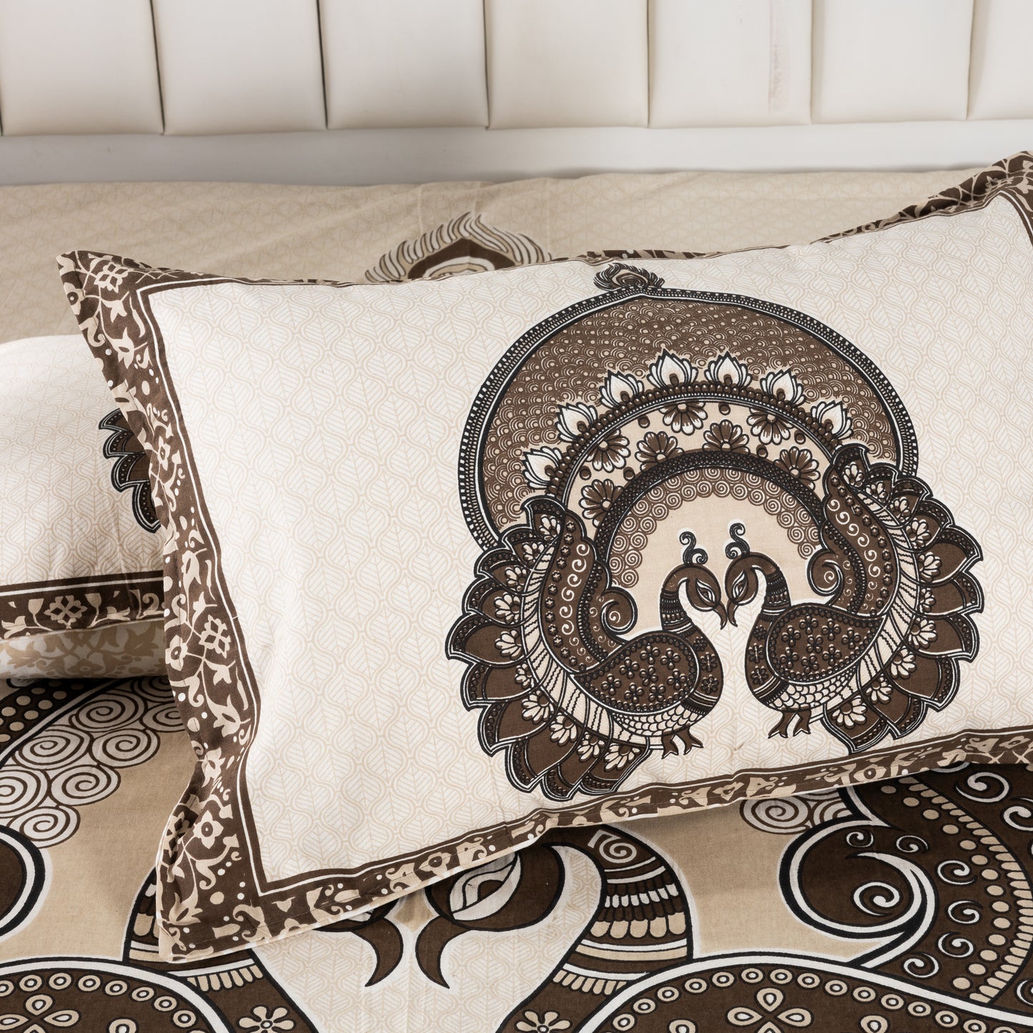 100% Cotton King Size Flat Bedsheet (1B + 2P)