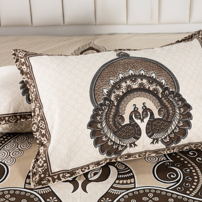 100% Cotton King Size Flat Bedsheet (1B + 2P)