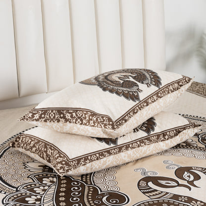 100% Cotton King Size Flat Bedsheet (1B + 2P)