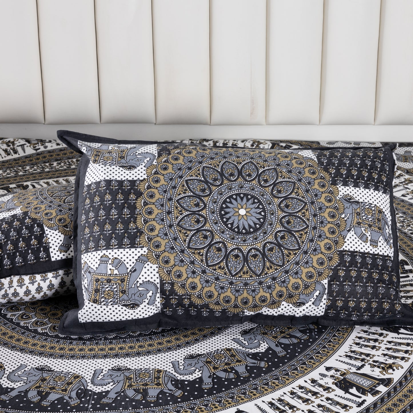 100% Cotton King Size Flat Bedsheet (1B + 2P)