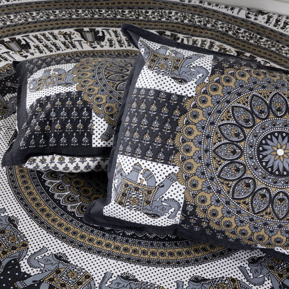 100% Cotton King Size Flat Bedsheet (1B + 2P)