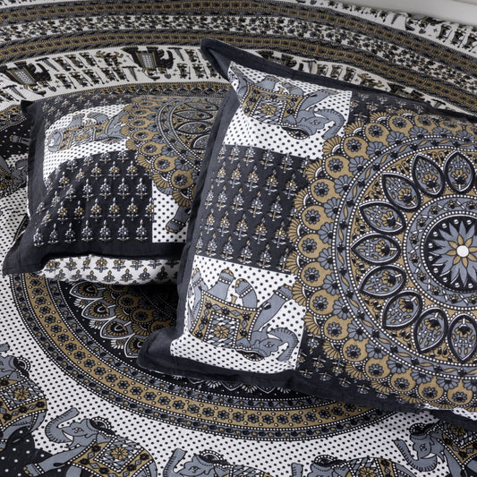 100% Cotton King Size Flat Bedsheet (1B + 2P)