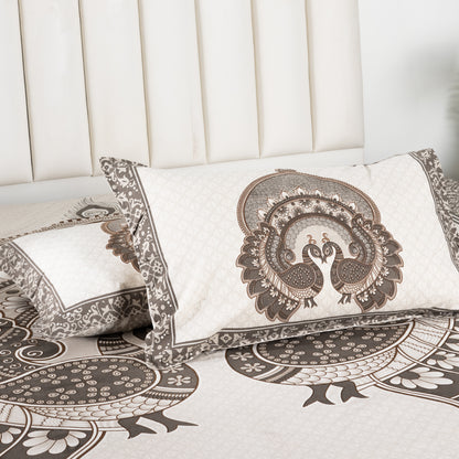 100% Cotton King Size Flat Bedsheet (1B + 2P)