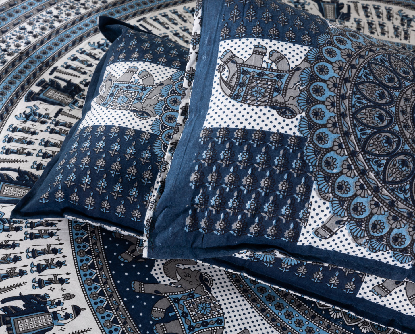 100% Cotton King Size Flat Bedsheet (1B + 2P)