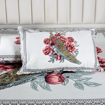 100% Cotton King Size Flat Bedsheet (1B + 2P)