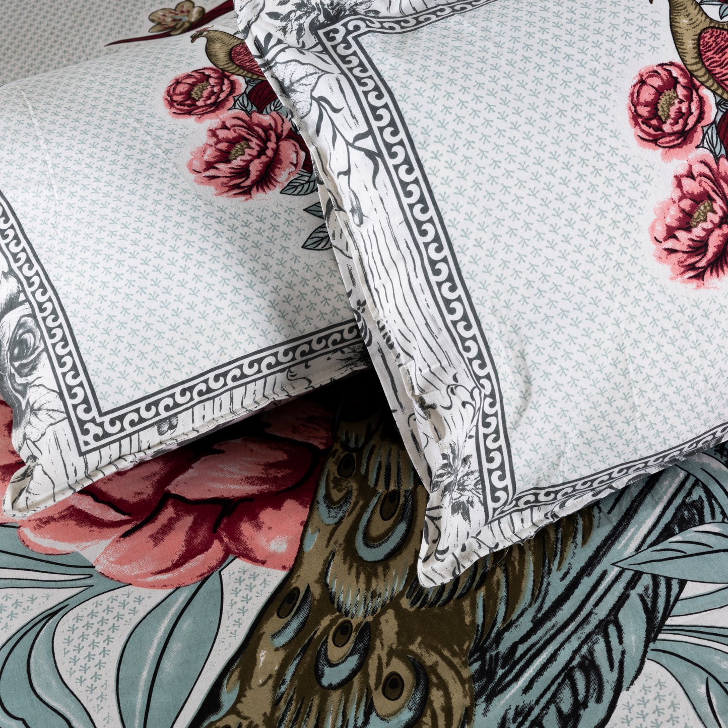 100% Cotton King Size Flat Bedsheet (1B + 2P)