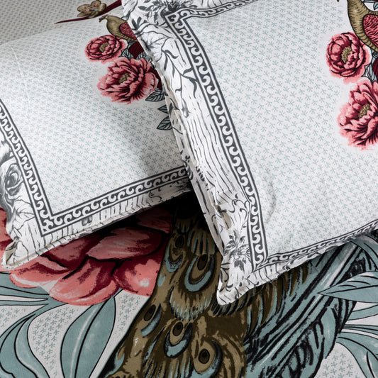 100% Cotton King Size Flat Bedsheet (1B + 2P)