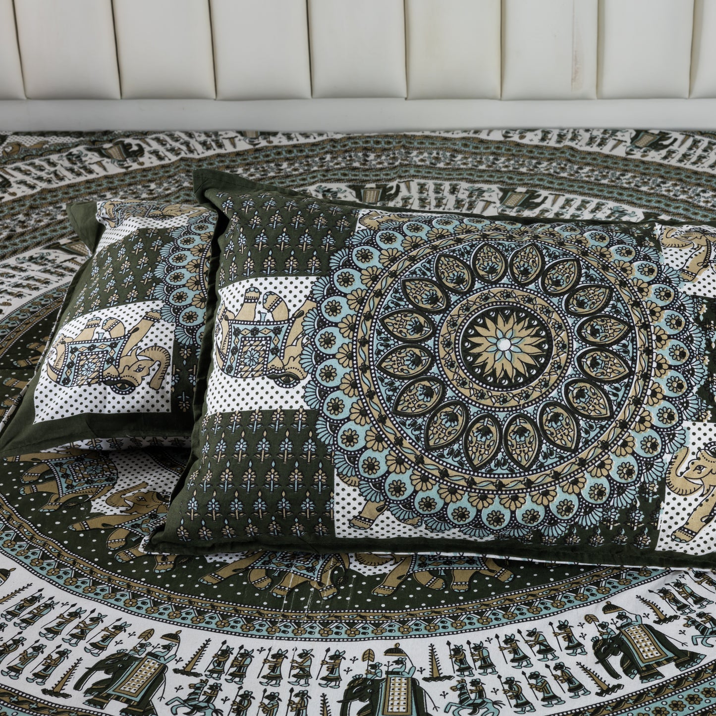 100% Cotton King Size Flat Bedsheet (1B + 2P)