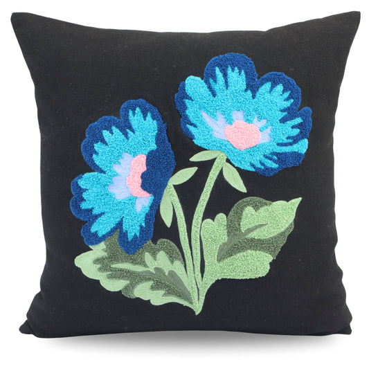 Premium Cushion Cover  | Handmade with Intricate Embroidered Cushion Cover with Hidden Zipper