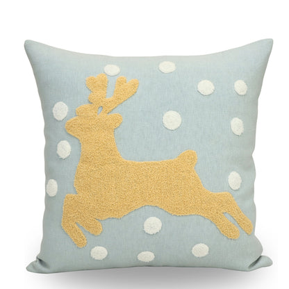 Premium Cushion Cover  | Handmade with Intricate Embroidered Cushion Cover with Hidden Zipper