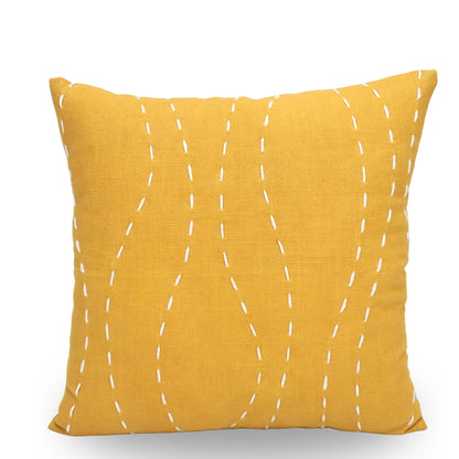 Premium Cushion Cover  | Handmade with Intricate Embroidered Cushion Cover with Hidden Zipper