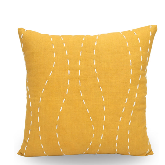 Premium Cushion Cover  | Handmade with Intricate Embroidered Cushion Cover with Hidden Zipper