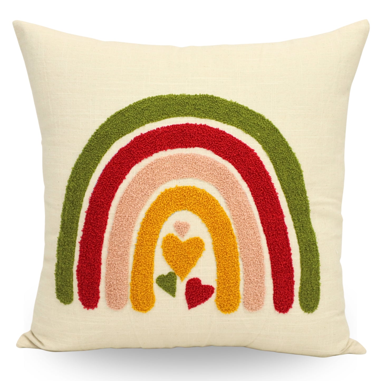 Premium Cushion Cover  | Handmade with Intricate Embroidered Cushion Cover with Hidden Zipper