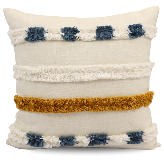 Premium Cushion Cover  | Handmade with Intricate Embroidered Cushion Cover with Hidden Zipper