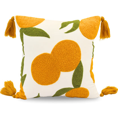 Premium Cushion Cover  | Handmade with Intricate Embroidered Cushion Cover with Hidden Zipper