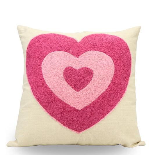 Premium Cushion Cover  | Handmade with Intricate Embroidered Cushion Cover with Hidden Zipper