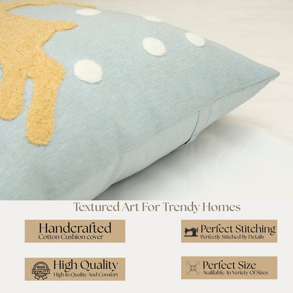 Premium Cushion Cover  | Handmade with Intricate Embroidered Cushion Cover with Hidden Zipper
