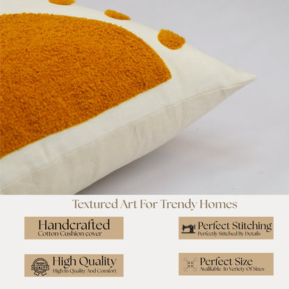 Premium Cushion Cover  | Handmade with Intricate Embroidered Cushion Cover with Hidden Zipper