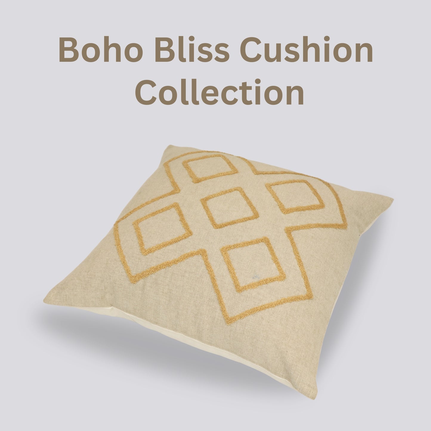 Premium Cushion Cover  | Handmade with Intricate Embroidered Cushion Cover with Hidden Zipper