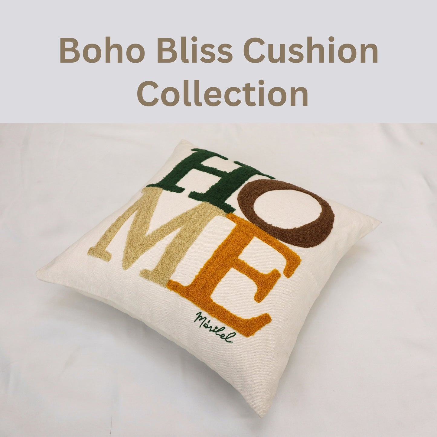 Premium Cushion Cover  | Handmade with Intricate Embroidered Cushion Cover with Hidden Zipper