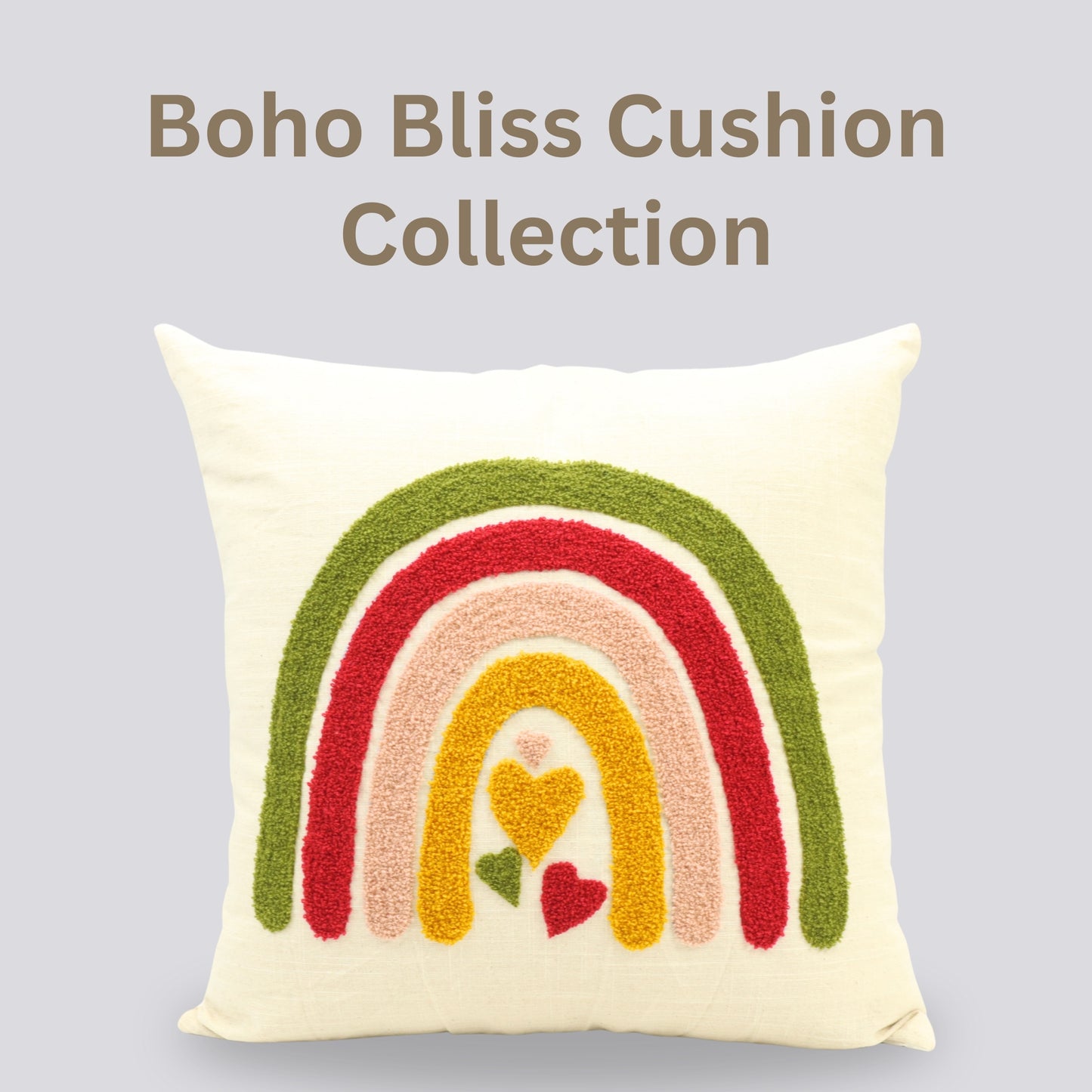 Premium Cushion Cover  | Handmade with Intricate Embroidered Cushion Cover with Hidden Zipper