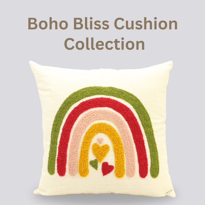 Premium Cushion Cover  | Handmade with Intricate Embroidered Cushion Cover with Hidden Zipper