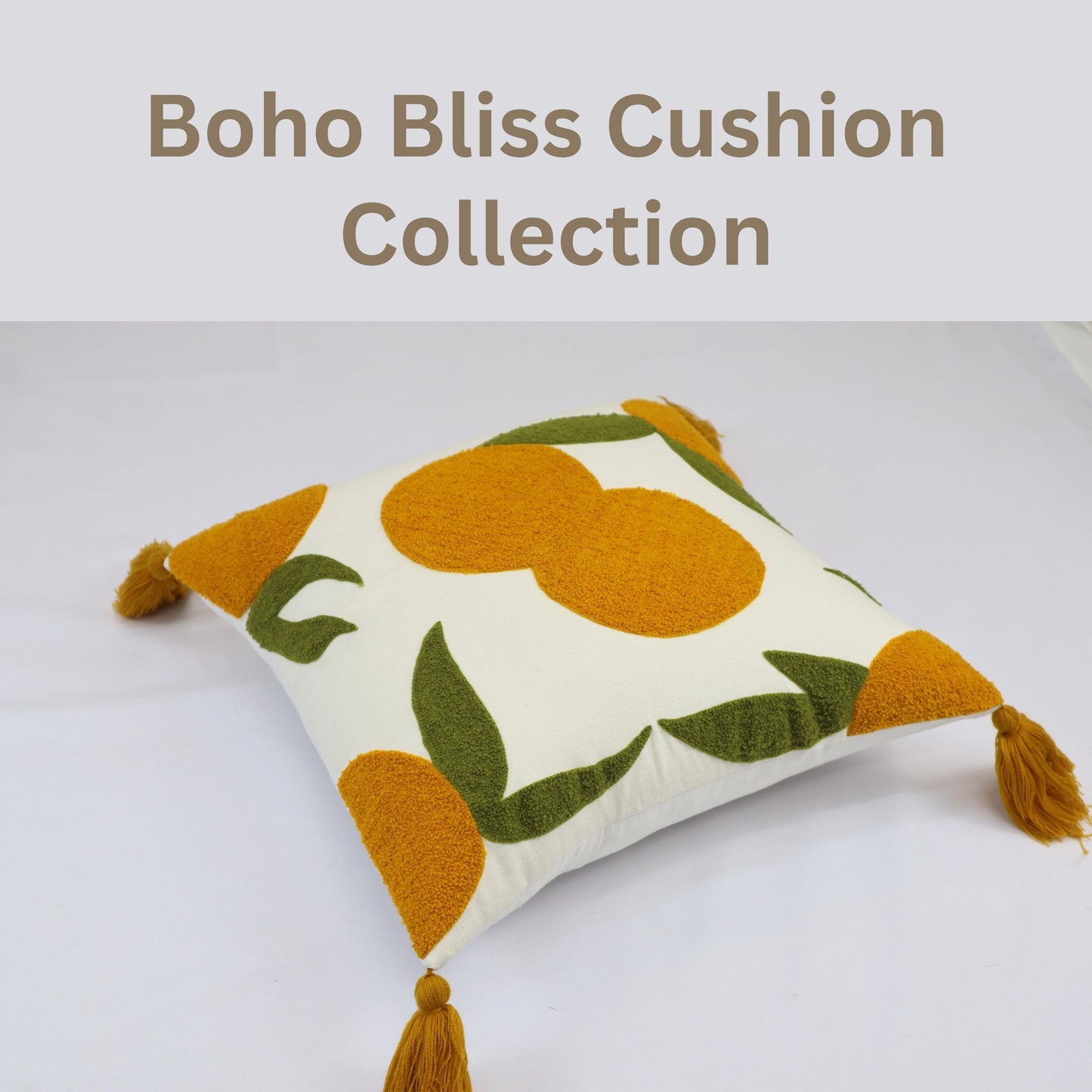 Premium Cushion Cover  | Handmade with Intricate Embroidered Cushion Cover with Hidden Zipper