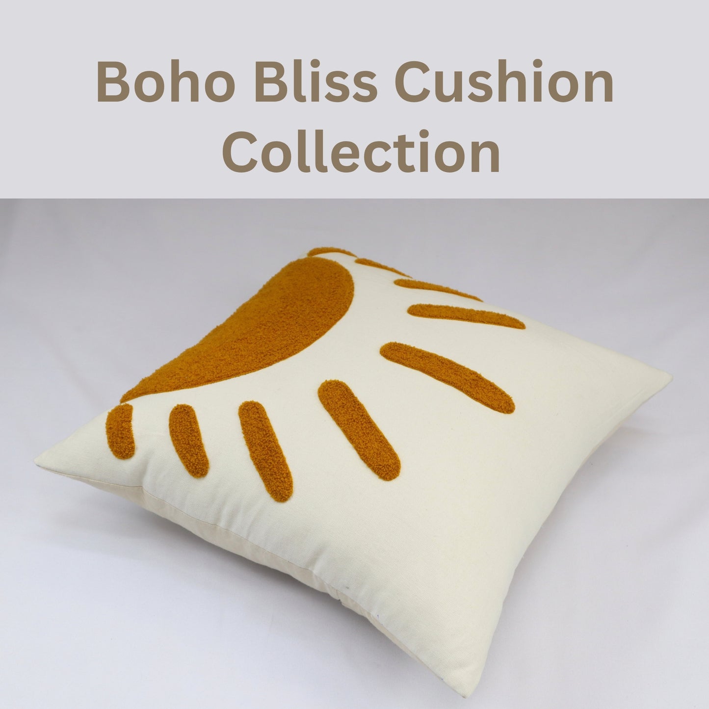 Premium Cushion Cover  | Handmade with Intricate Embroidered Cushion Cover with Hidden Zipper