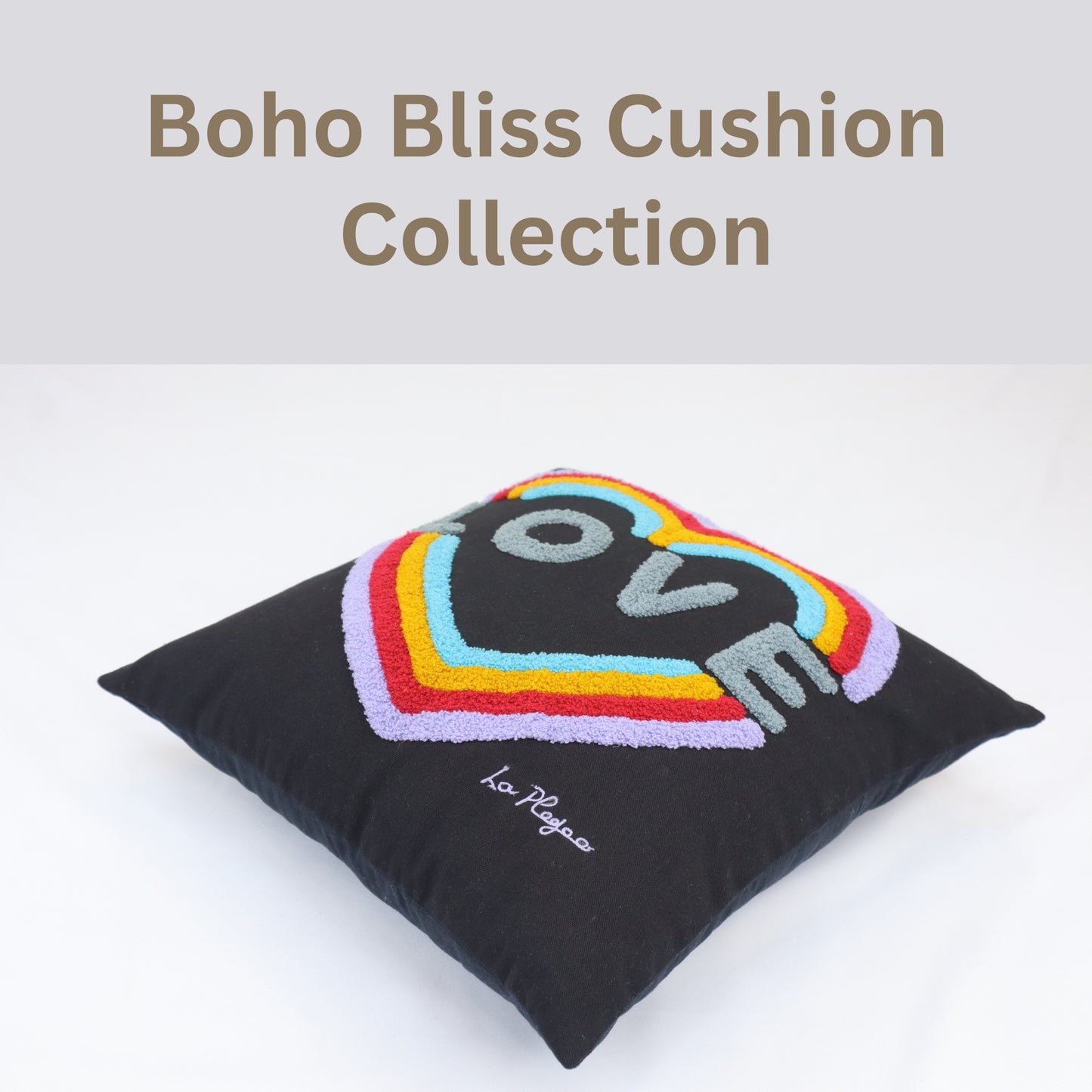 Premium Cushion Cover  | Handmade with Intricate Embroidered Cushion Cover with Hidden Zipper