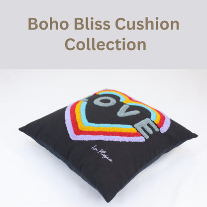 Premium Cushion Cover  | Handmade with Intricate Embroidered Cushion Cover with Hidden Zipper