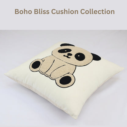 Premium Cushion Cover  | Handmade with Intricate Embroidered Cushion Cover with Hidden Zipper