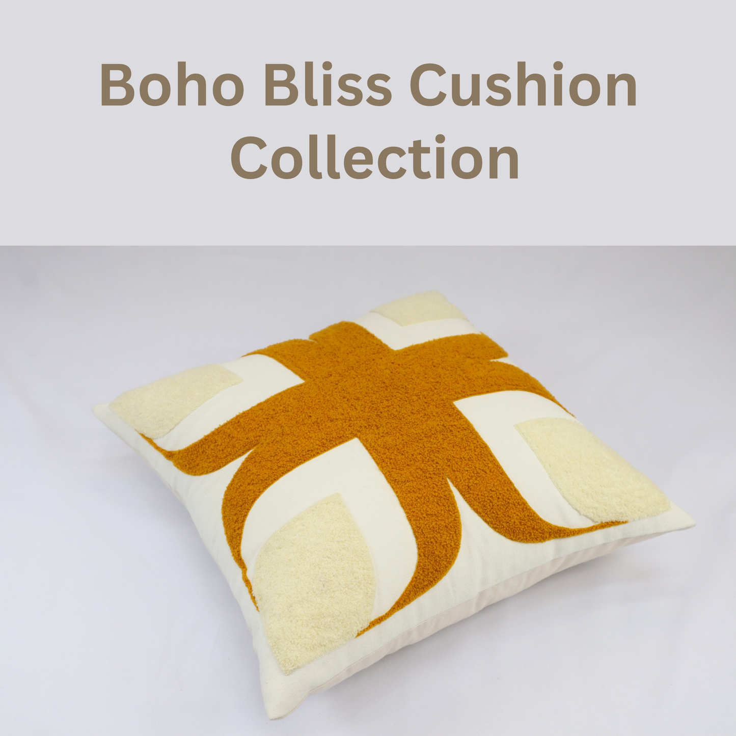 Premium Cushion Cover  | Handmade with Intricate Embroidered Cushion Cover with Hidden Zipper