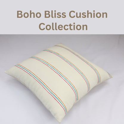 Premium Cushion Cover  | Handmade with Intricate Embroidered Cushion Cover with Hidden Zipper