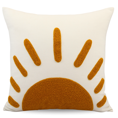Premium Cushion Cover  | Handmade with Intricate Embroidered Cushion Cover with Hidden Zipper