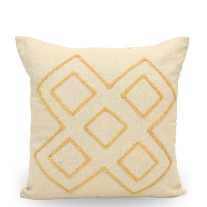 Premium Cushion Cover  | Handmade with Intricate Embroidered Cushion Cover with Hidden Zipper