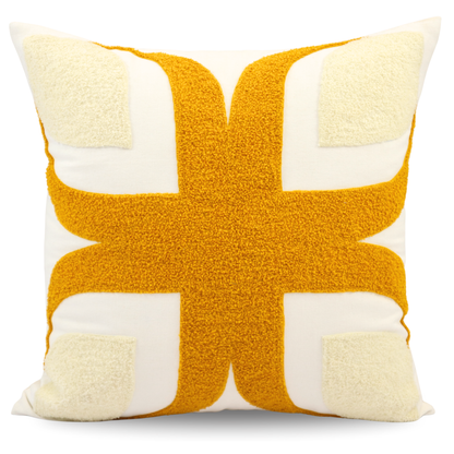 Premium Cushion Cover  | Handmade with Intricate Embroidered Cushion Cover with Hidden Zipper